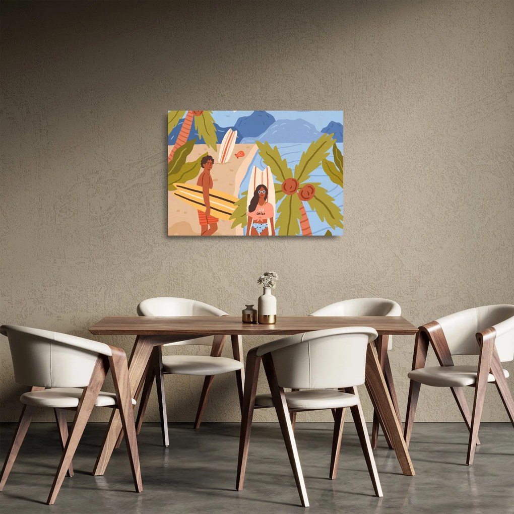 Sklenený obraz - Enjoy your life (70x50 cm)