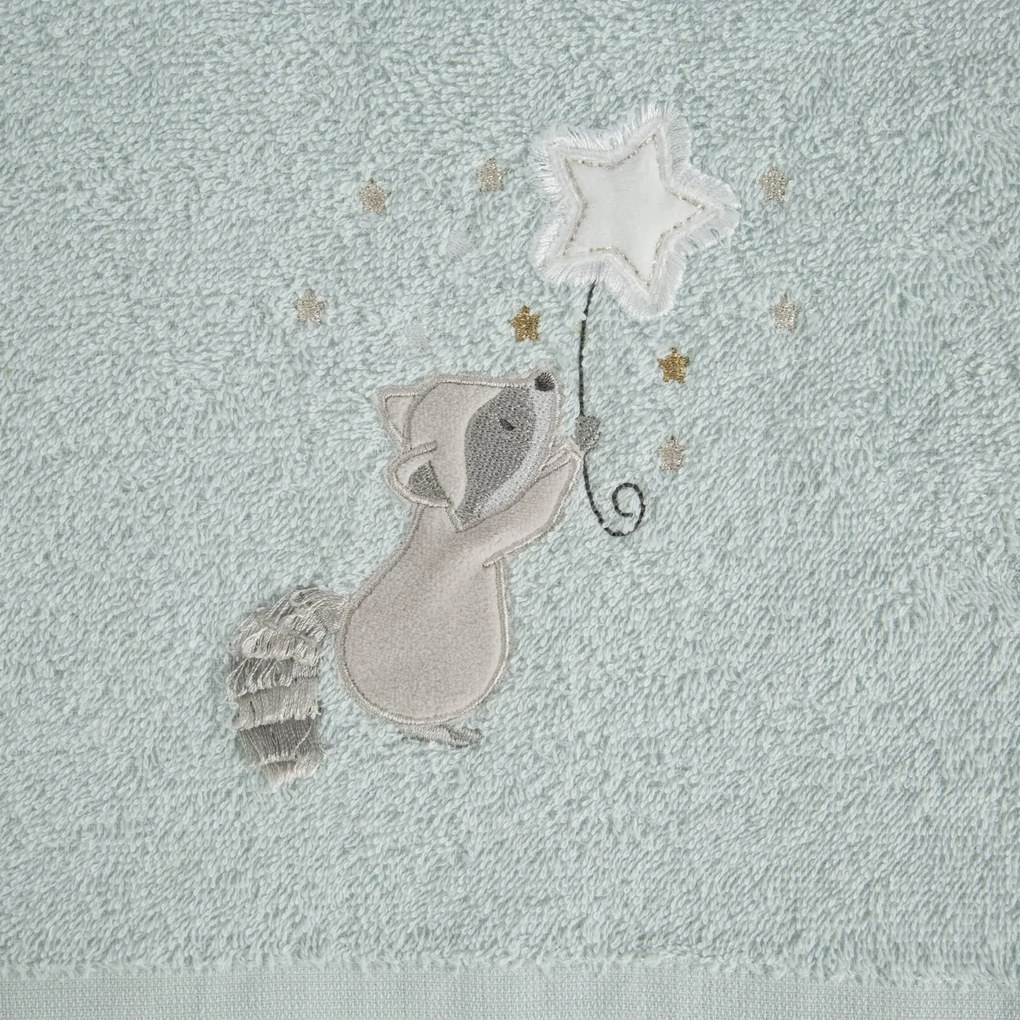 DETSKÝ BAVLNENÝ UTERÁK BABY48 50X90 CM SVETLOMODRÁ