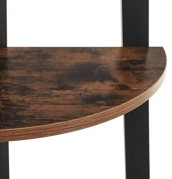 Knižnica NAVARO hnedá/čierna