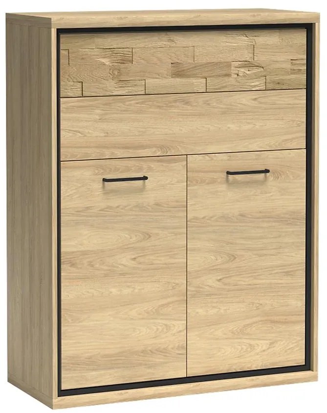 Komoda M6 Mediolan Doska Natural Hikora