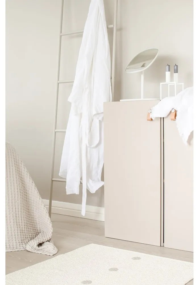 Béžovo-krémový vnútorný a vonkajší koberec 70x60 cm Peg Linen Vanilla – Pappelina