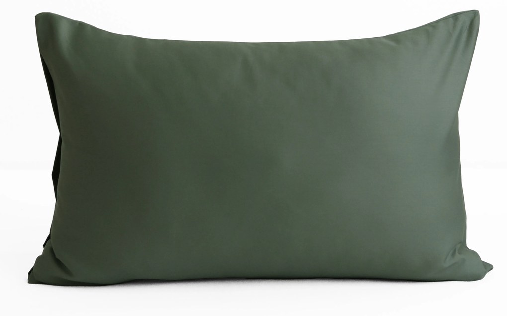Saténová obliečka na vankúš 40 x 60 cm - Diana olivová