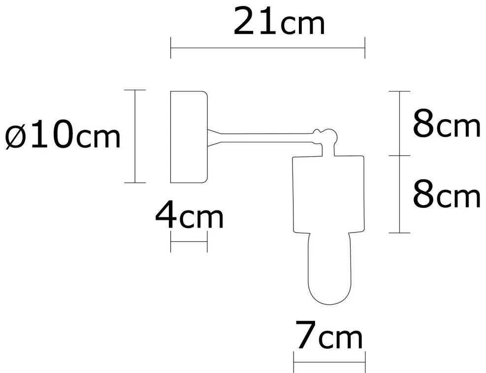 Nástenná lampa Xanthos prírodná