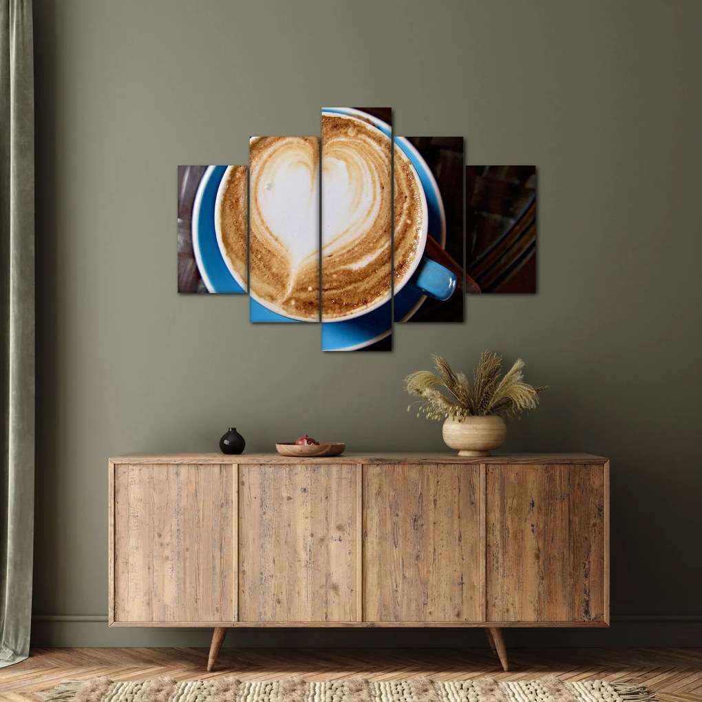 Obraz - Latte Art (150x105 cm)