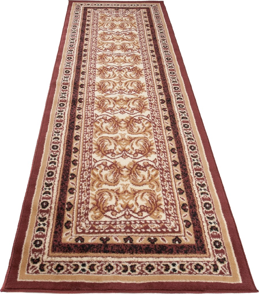 Koberec Atlas PP hnedý obdĺžnikový – nízky vlas 0,8 cm Rozmer: 100x300 cm