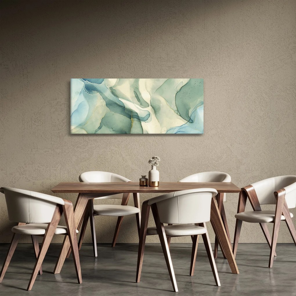 Obraz - Atramentová abstrakcia 3 (120x50 cm)