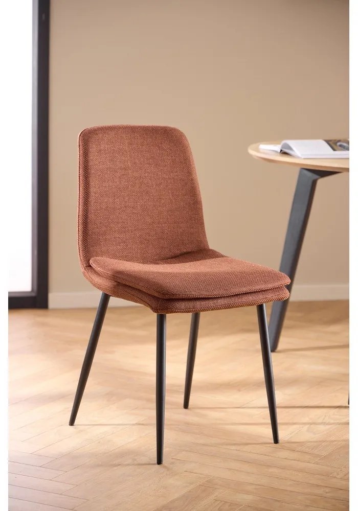 Terakotová jedálenská stolička Becca – Actona