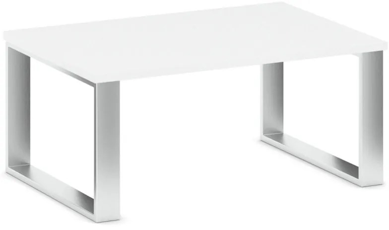 Konferenčný stôl STIFF, 100x68 cm, biela