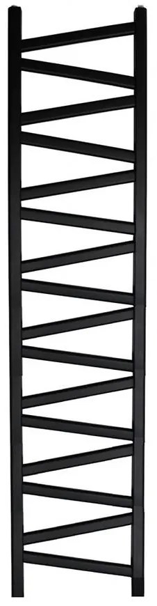 Kúpeľňový radiátor Mix Kalipso Mk 180/30 1800x300 mm čierna