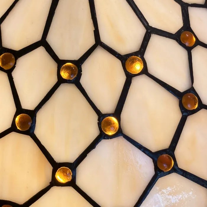 Stojaca Tiffany lampa Massive Metal Base kolekcia HIVE Ø40*170