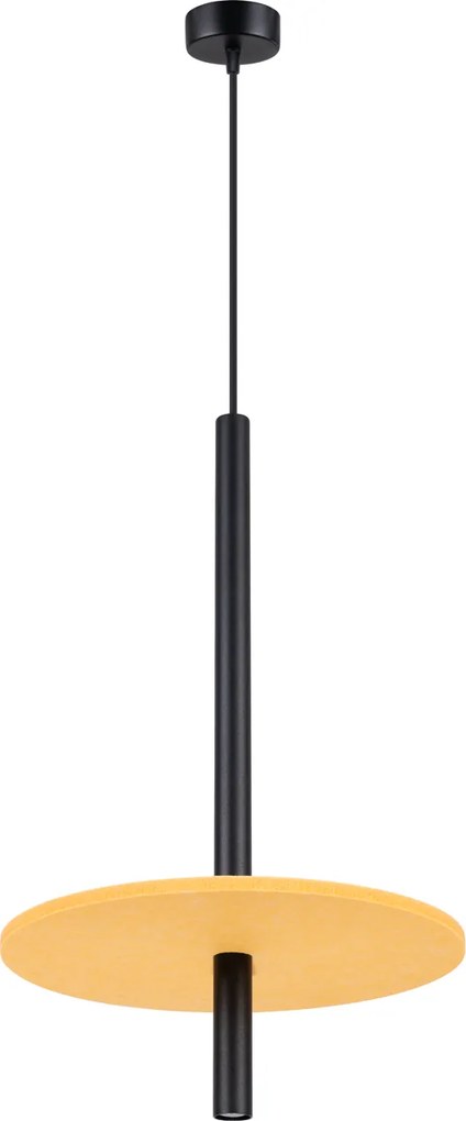 Závesné svietidlo Feltro 1, 1x čierne kovové tienidlo, y