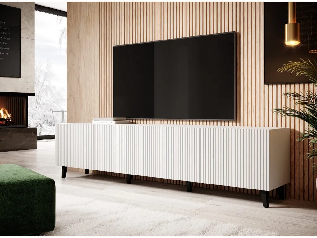 Cama Biely TV stolík Pafos 4D