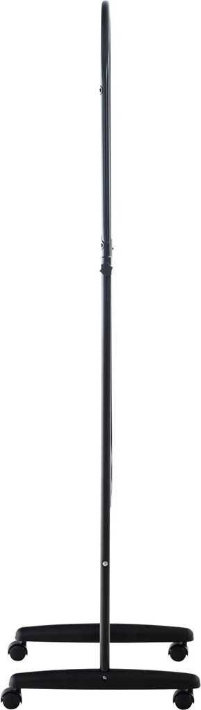 Stojace zrkadlo Nane Oval 317228 - 155x40x42 cm - Čierna