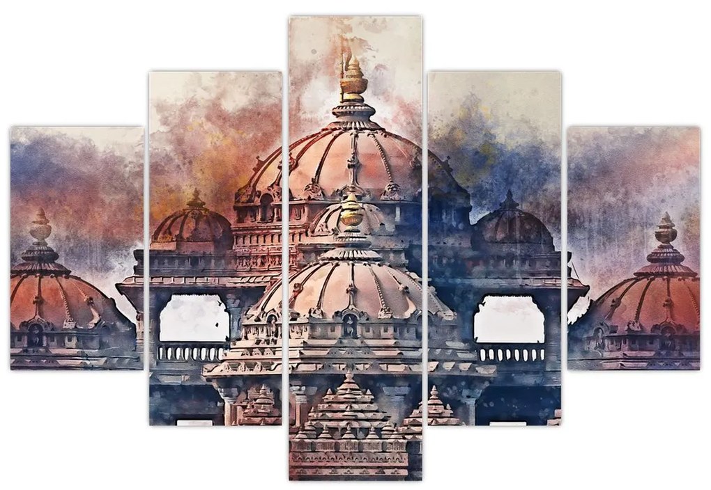 Obraz - Akshardham, Nové Dílií, India (150x105 cm)