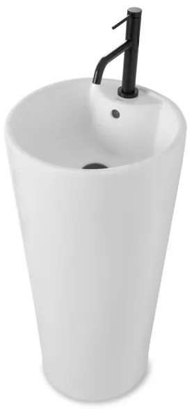 REA-U5635 - Voľne stojace umývadlo BLANKA 85x40 cm keramika/lesklá biela