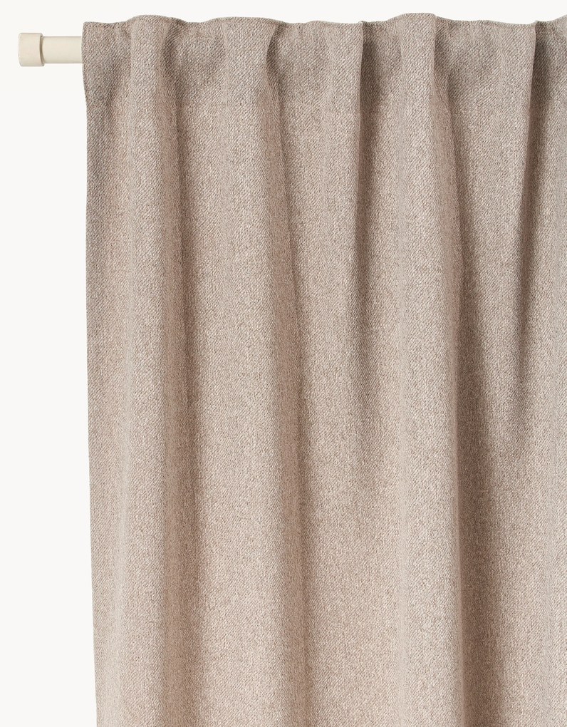 Nepriehľadné závesy's multifunkčným pásom Joan, 2 ks