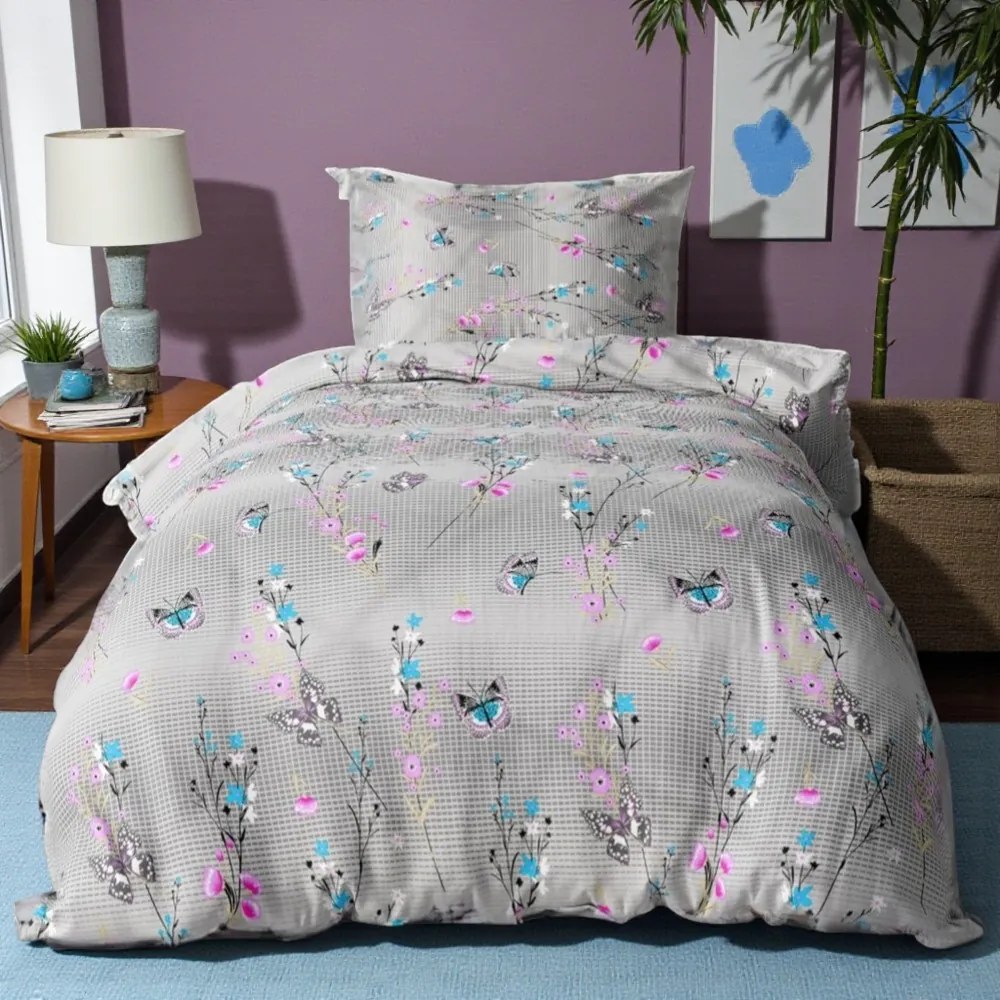 Bavlnené obliečky Homa ZELDA SPRING 4-dielna sada 140x200 cm