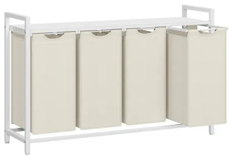 Kôš na bielizeň so 4 priehradkami BLH401W01