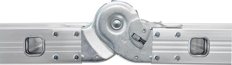 Hliníkový skladací rebrík 3,6 m, 4 dielny, 6 priečok, 150 kg