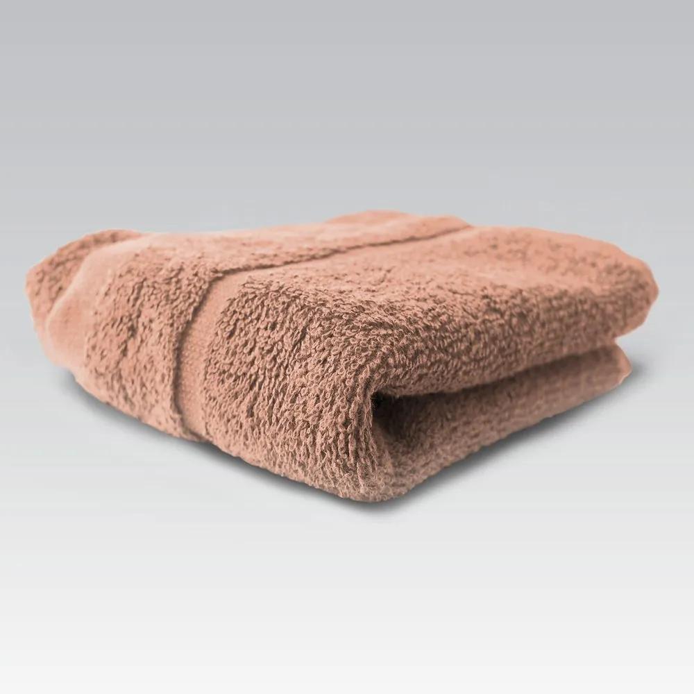 Dobrý Textil Malý uterák Economy 30x50 - Hnedá