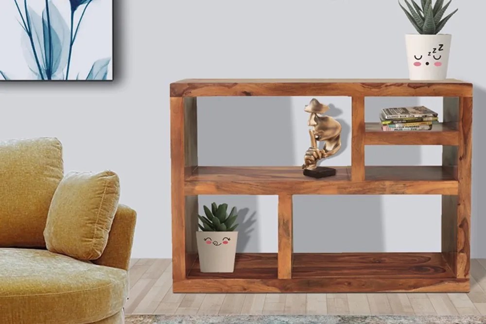 furniture-nabytek.cz - Polica drevená 130x90x35 z masívu palisander
