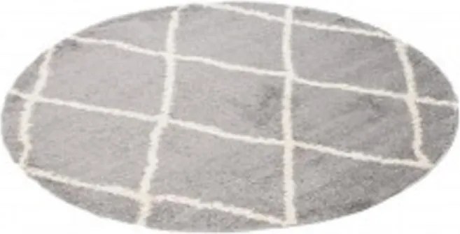 TA Koberec L226C TMAVOSIVÉ/BÉŽOVÉ BOHO KOLESO