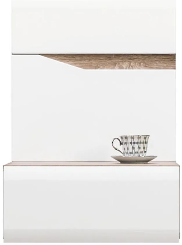 Nočný stolík Lionel L Li14 Dub S./ Biela