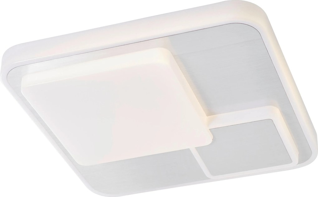 XXXLutz STROPNÉ LED SVIETIDLO, 38,5/38,5/8 cm Xora - Interiérové svietidlá - 004062003702