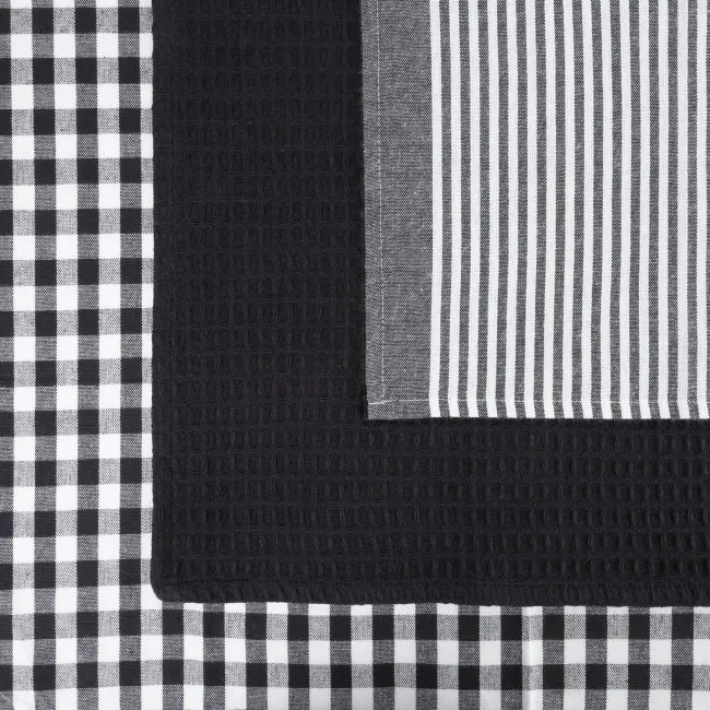 Sada kuchynských utierok LUCY čierna