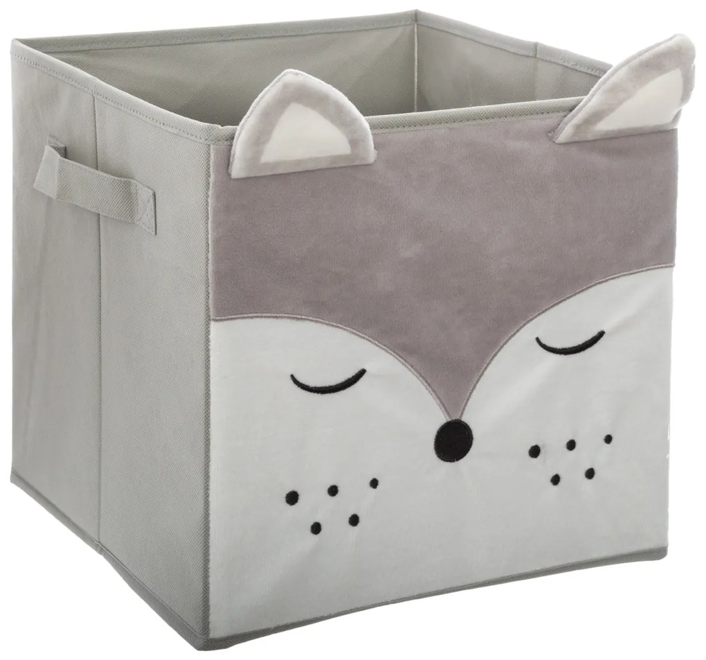 Úložný box Wolf, 29x29x29 cm, sivá