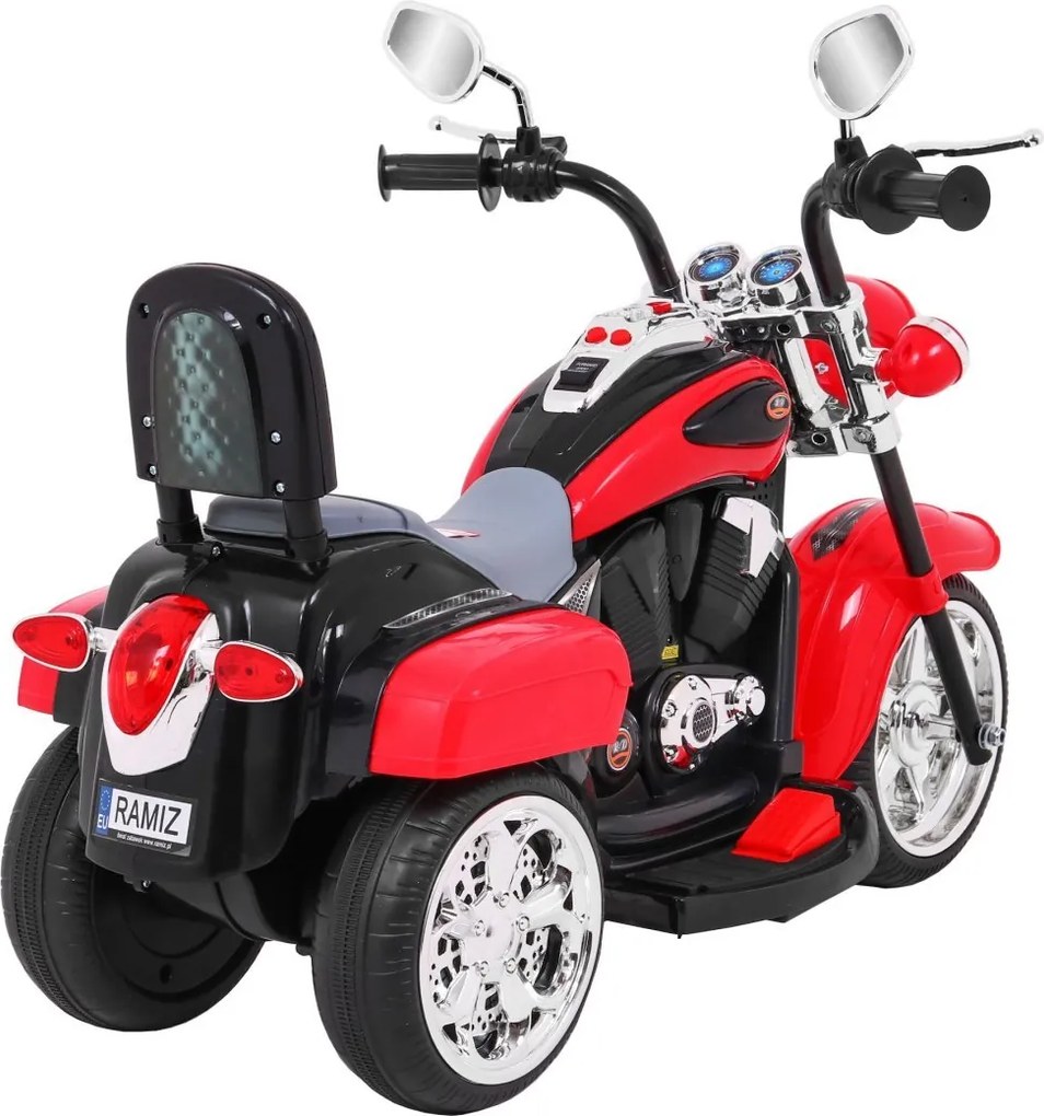 Ramiz Chopper NightBike Červená
