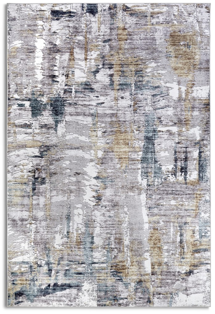ELLE Decoration, Kusový koberec Imagination New 106038 Sapphire/Gold z kolekcie Elle, 200x290, viacfarebná, obývacia izba