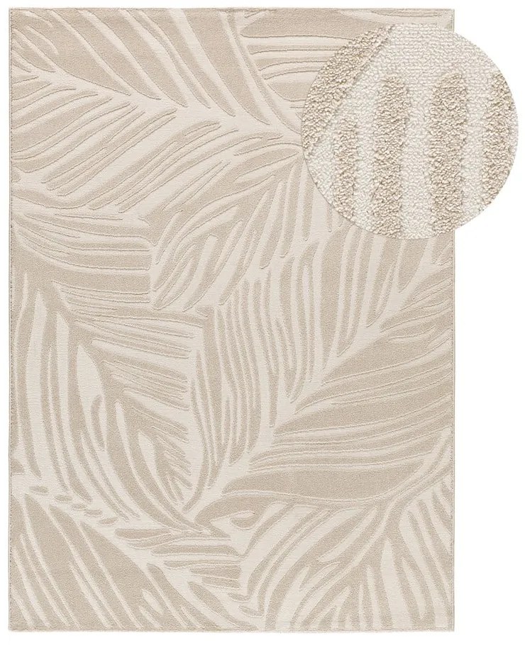 Krémovobiely koberec 133x190 cm Sensation – Universal