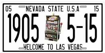 Ceduľa značka Nevada USA