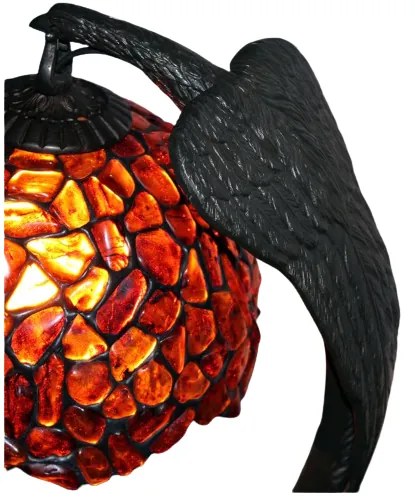 Jantárová lampa Tiffany 48*22Ø AMBER