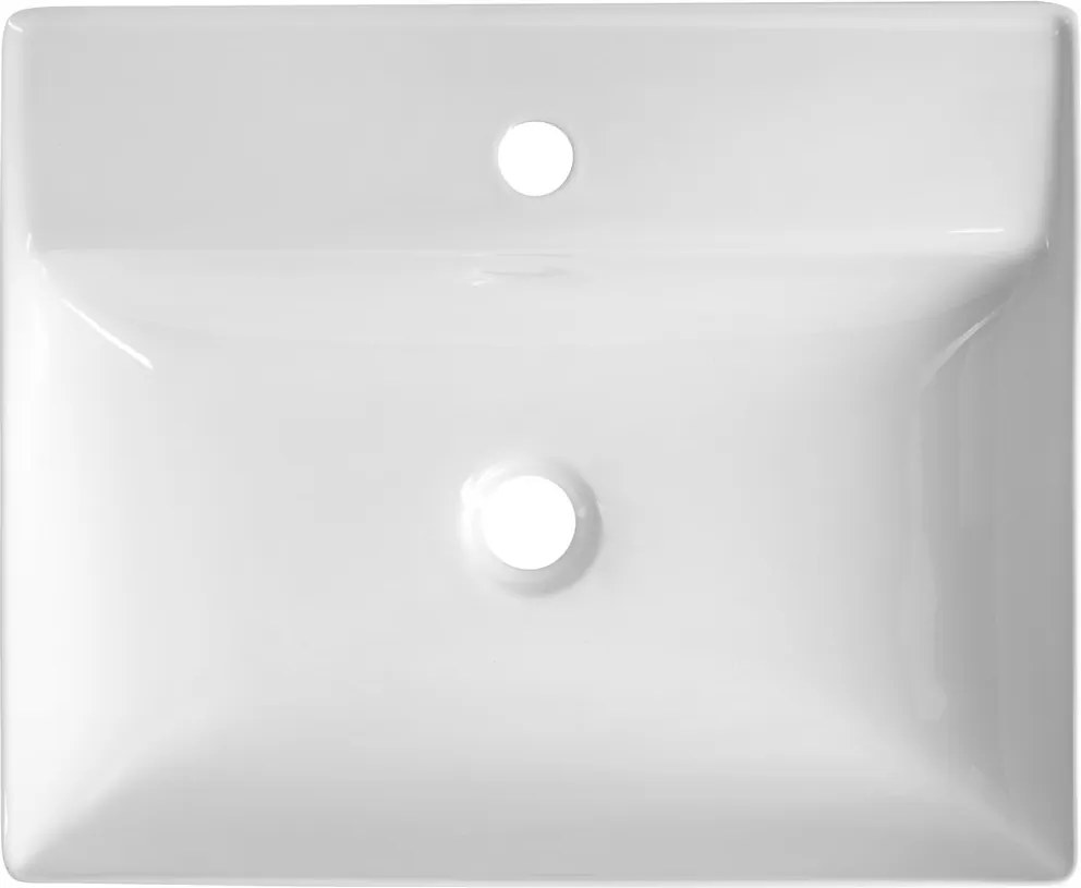 Aqualine Aqualine, CALLIS keramické umývadlo 52x42cm, biela, NP372