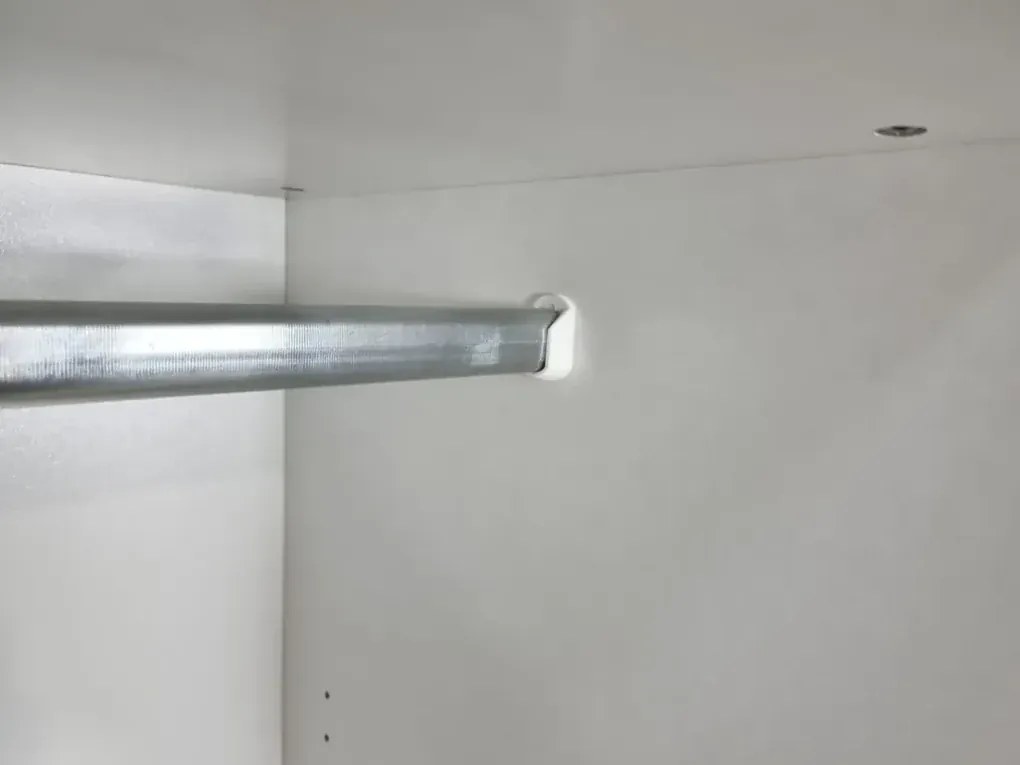 Šatníková skriňa Blanka 85 cm biela