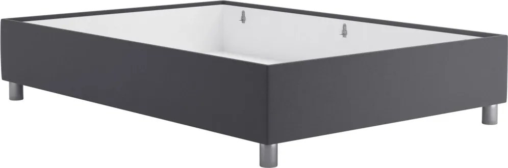 Posteľ Studio 140x200 cm, tmavo šedá látka