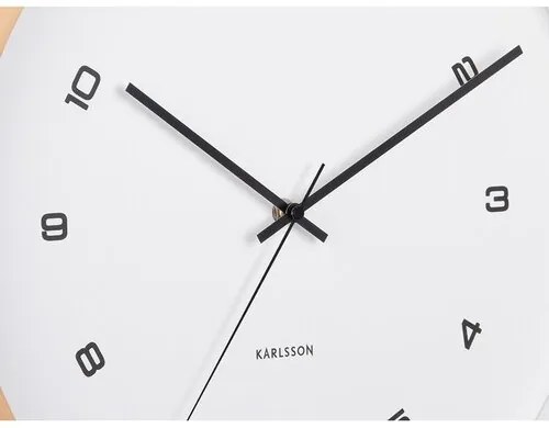 Karlsson 5938WH dizajnové nástenné hodiny 41 cm