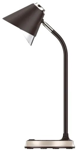 Immax 08971L - LED Stmievateľná stolná lampa FINCH LED/9W/12/230V hnedá/zlatá