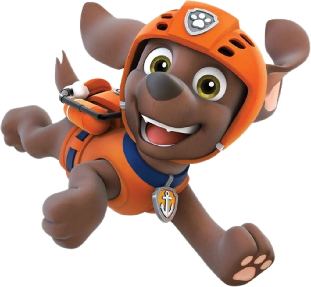 11 nálepiek 10x10cm • Paw Patrol - textilná nálepka na stenu