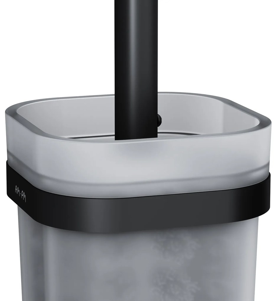 Toaletná kefa AM.PM Func A8F33322 nástenná, čierna