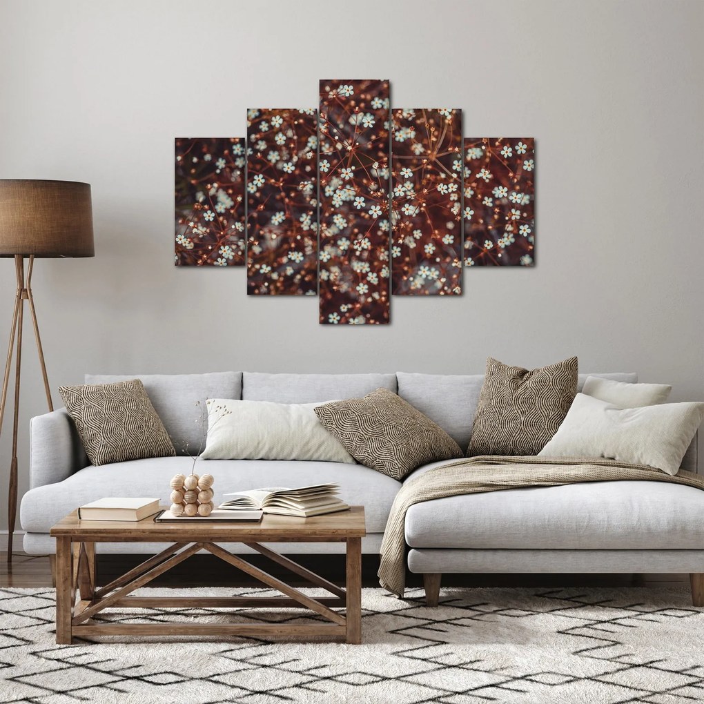 Obraz kvetu Nezábudky lesnej (150x105 cm)