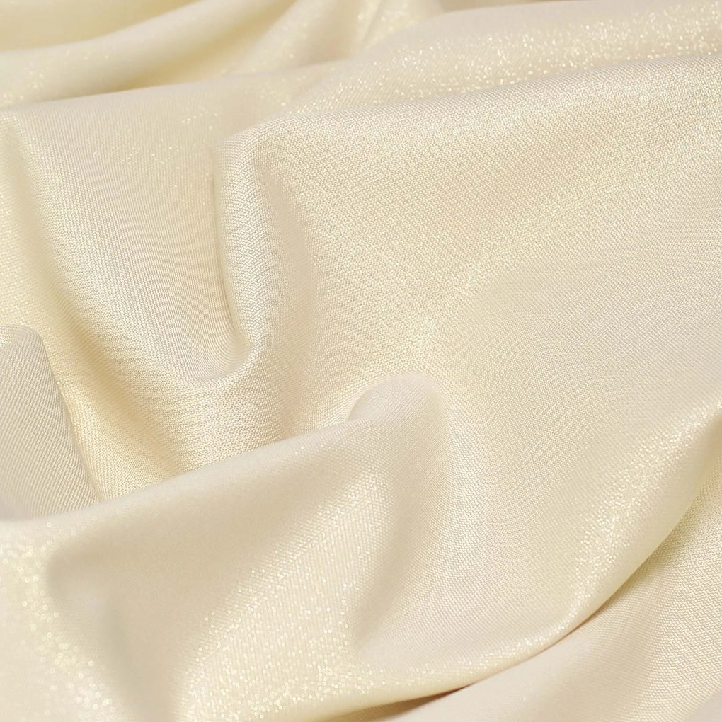 Goldea vianočný exkluzívny záves - zlatý s trblietkami 280x135 cm