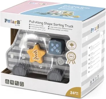 Triediaci ťaháčik 2v1 Viga 44041 PolarB autíčko