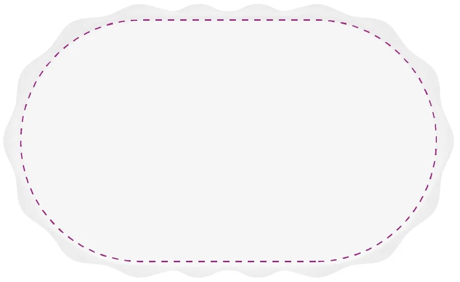 Biante Bavlnený oválny obrus Olivia OL-002 Pásiky na fialovom 100x160 cm