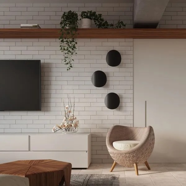 Sollux SL.0935 - Nástenné svietidlo SENSES 2xG9/40W/230V čierna