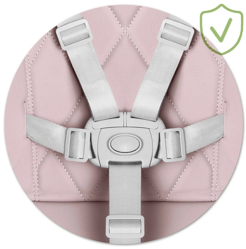 Detská stolička 3v1 Nukido Elite - ružová