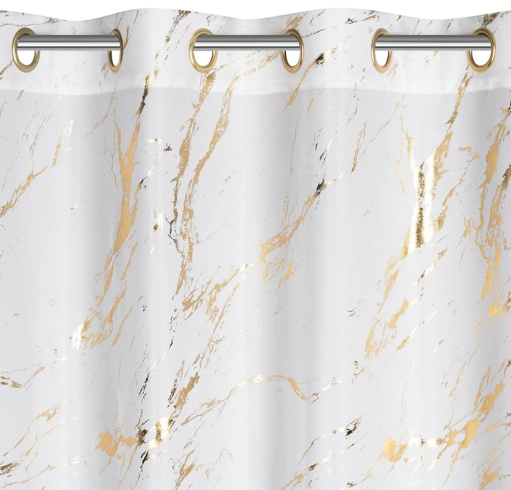 ZÁVES NA KRÚŽKOCH LANI 140X250 CM VZOROVANÁ