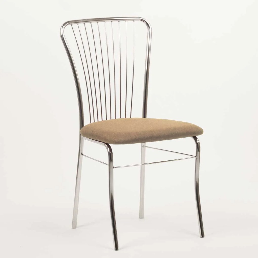 Stima Stolička IRINA chrom Vyberte látku ->: LUX Cappuccino 24